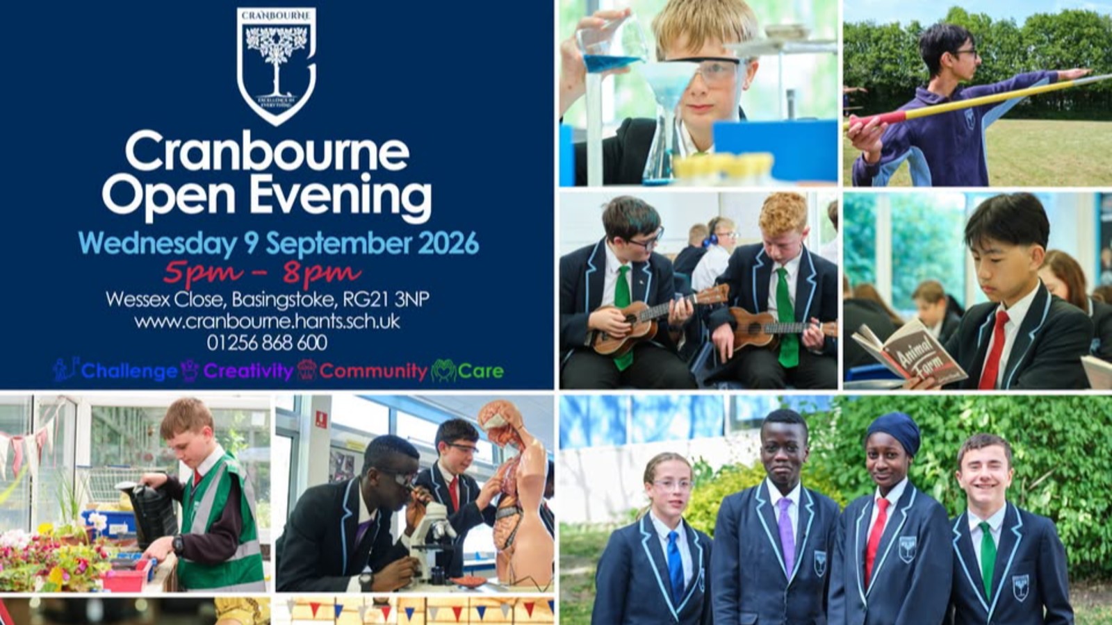 Cranbourne Open Evening at in Basingstoke